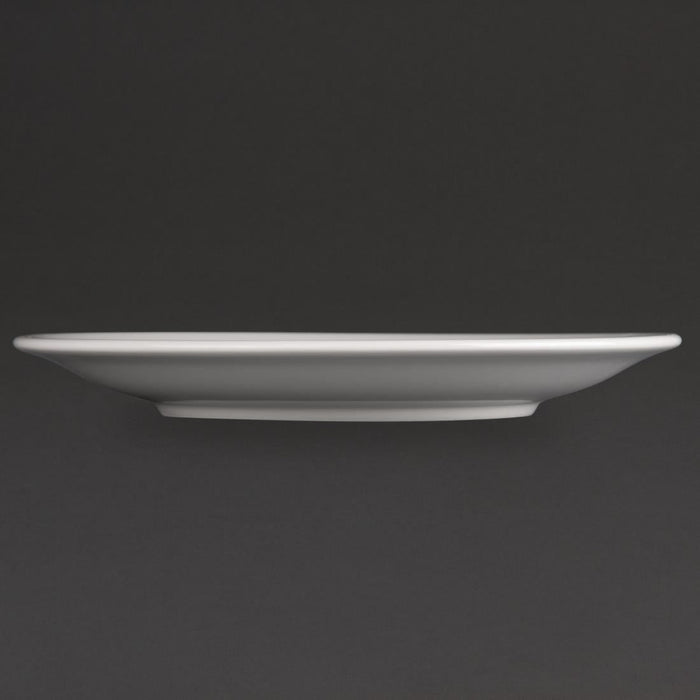 Olympia Athena Narrow Rimmed Plates 205mm/8" (12 Pack) Olympia