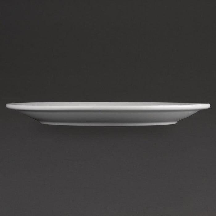 Olympia Athena Narrow Rimmed Plates 226mm/9" (12 Pack) Olympia