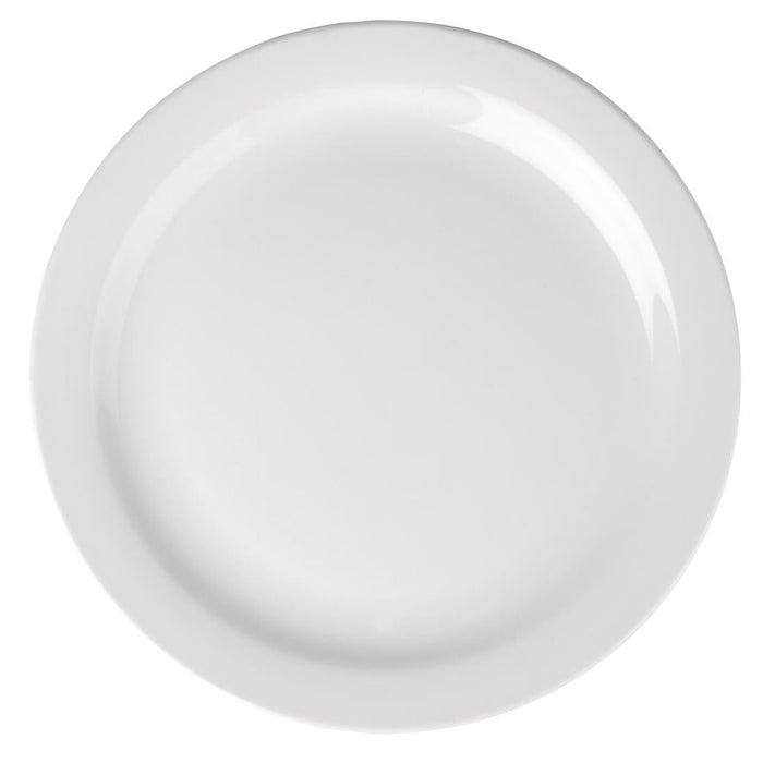 Olympia Athena Narrow Rimmed Plates 226mm/9" (12 Pack) Olympia