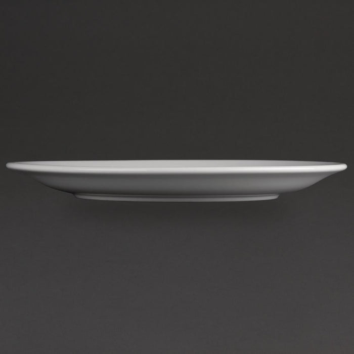 Olympia Athena Narrow Rimmed Plates 254mm/10" (12 Pack) Olympia