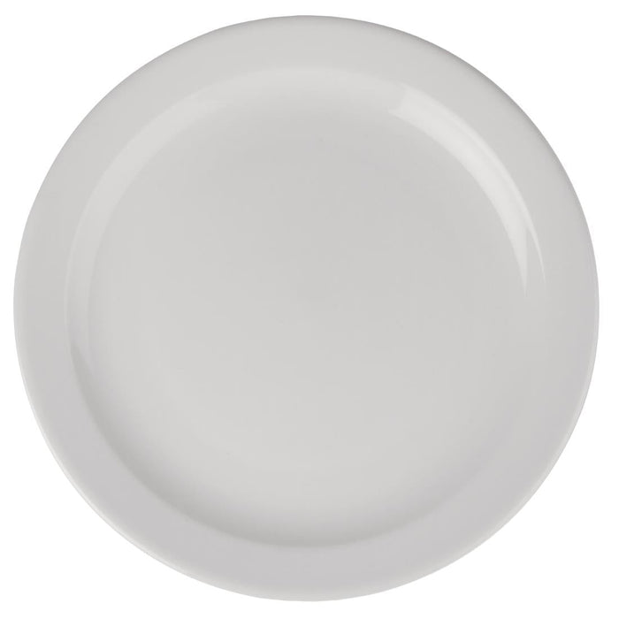 Olympia Athena Narrow Rimmed Plates 254mm/10" (12 Pack) Olympia