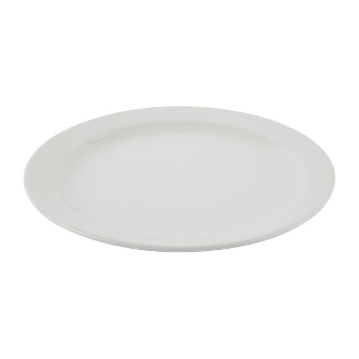 Olympia Athena Narrow Rimmed Plates 254mm/10" (12 Pack) Olympia