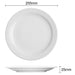 Olympia Athena Narrow Rimmed Plates 254mm/10" (12 Pack) Olympia