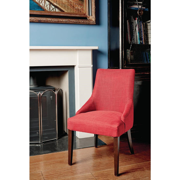 Bolero Dark Red Finesse Dining Chairs (2 Pack) Bolero