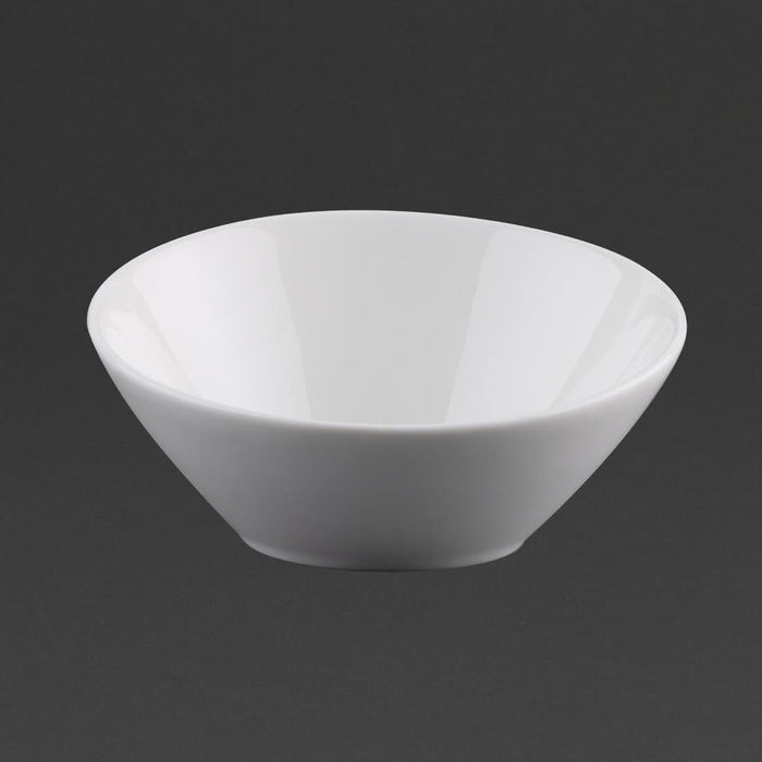 Olympia Lumina Oval Sloping Bowls White 148mm (6 pack) Olympia