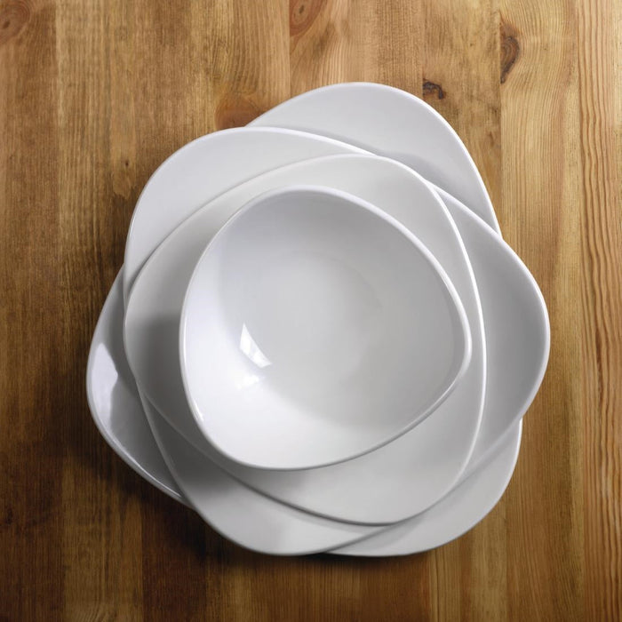 Churchill Lotus Triangle Bowls 185mm (12 Pack) Churchill