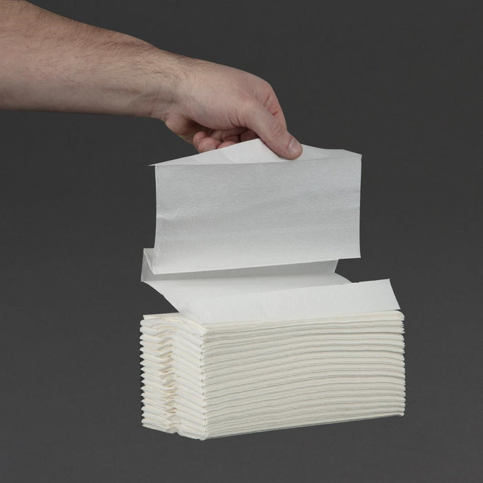 Jantex C Fold Paper Hand Towels White 2-Ply (2295 Sheets) Jantex