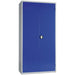 Janitorial Cupboard Grey Blue Doors Elite Lockers