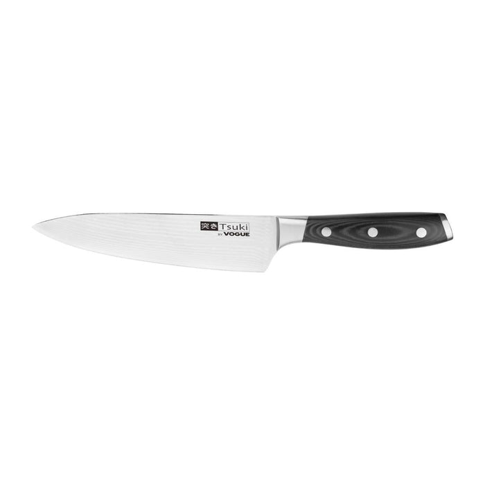 Vogue Tsuki Series 7 Chef Knife Black 19.8cm Vogue