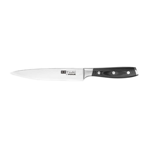 Vogue Tsuki Series 7 Carving Knife Black 19.8cm Vogue
