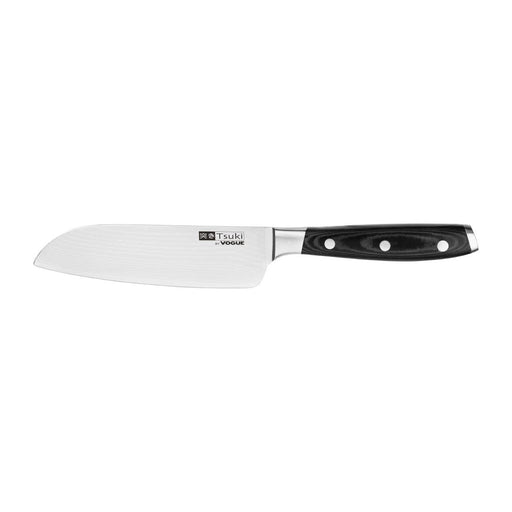 Vogue Tsuki Series 7 Santoku Knife Black 14.3cm Vogue