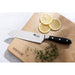 Vogue Tsuki Series 7 Santoku Knife Black 14.3cm Vogue