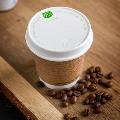 Vegware Compostable 79-Series Paper Hot Cup Lid (1000 Pack) Vegware