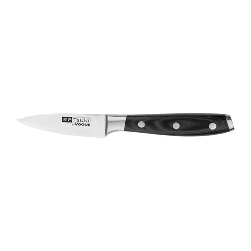 Vogue Tsuki Series 7 Paring Knife Black 8.4cm Vogue