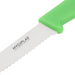 Hygiplas Serrated Tomato Knife Green 10.5cm Hygiplas