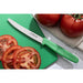 Hygiplas Serrated Tomato Knife Green 10.5cm Hygiplas