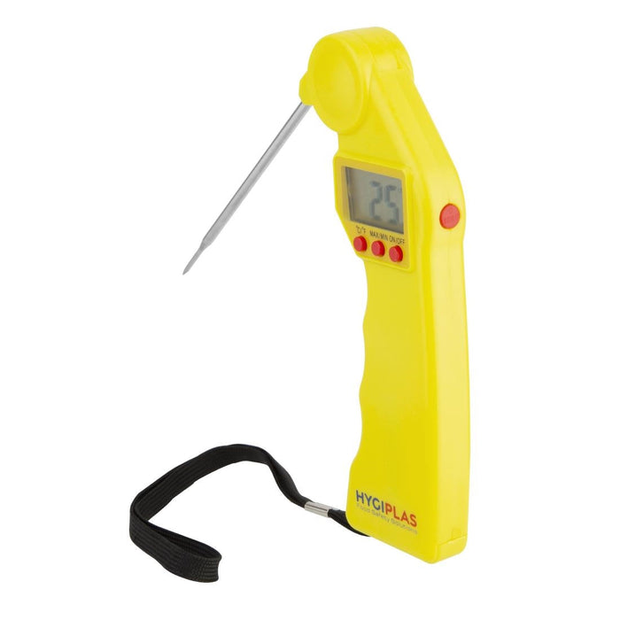 Hygiplas Easytemp Colour Coded Yellow Thermometer Hygiplas