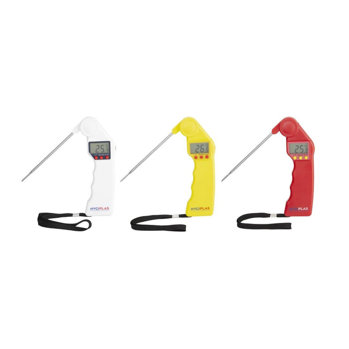 Hygiplas Easytemp Colour Coded Red Thermometer Hygiplas