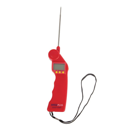 Hygiplas Easytemp Colour Coded Red Thermometer Hygiplas