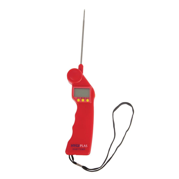 Hygiplas Easytemp Colour Coded Red Thermometer Hygiplas