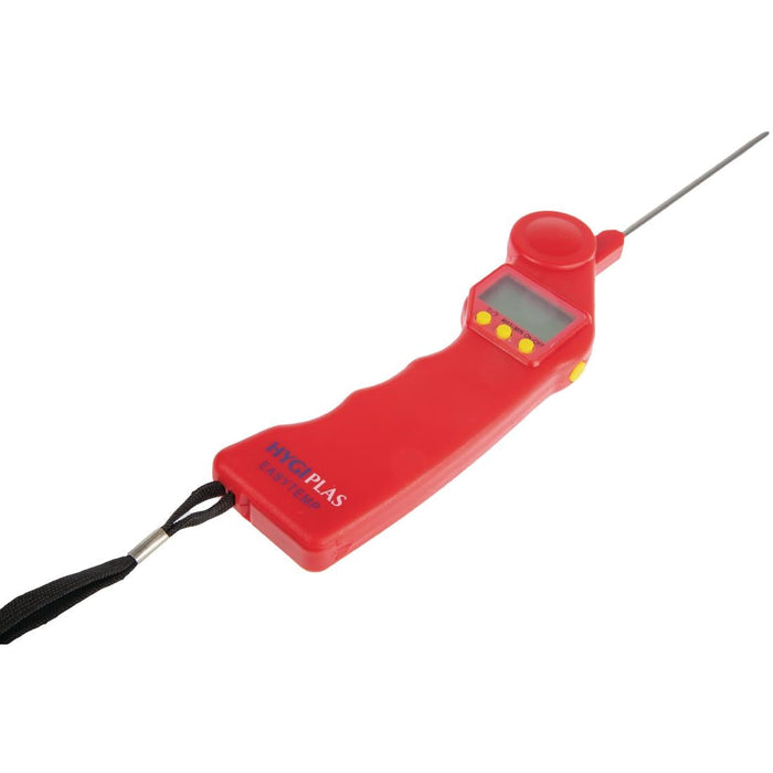 Hygiplas Easytemp Colour Coded Red Thermometer Hygiplas