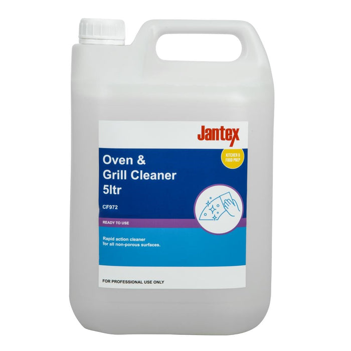 Jantex Grill and Oven Cleaner Ready To Use 5Ltr (Single Pack) Jantex
