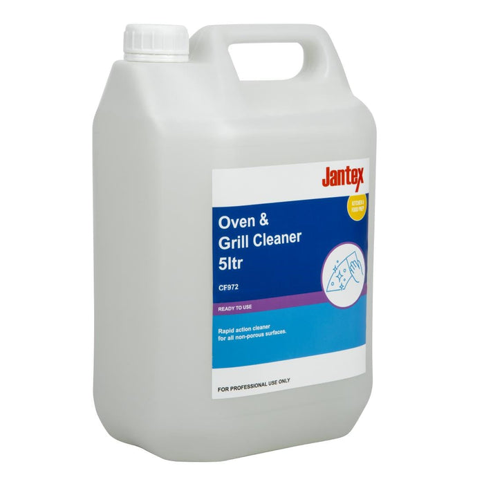 Jantex Grill and Oven Cleaner Ready To Use 5Ltr (Single Pack) Jantex