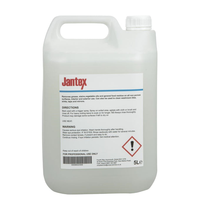 Jantex Grill and Oven Cleaner Ready To Use 5Ltr (Single Pack) Jantex