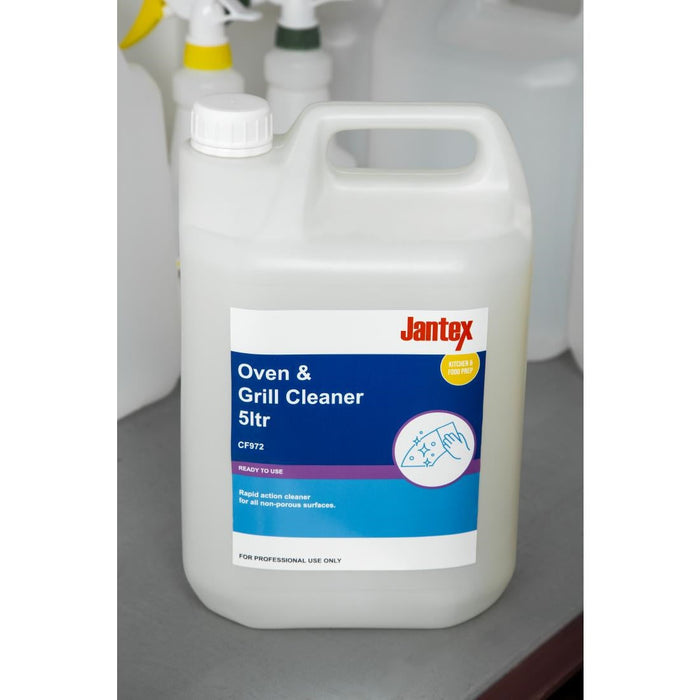 Jantex Grill and Oven Cleaner Ready To Use 5Ltr (Single Pack) Jantex