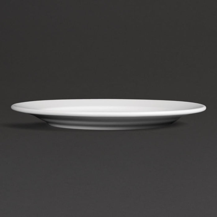 Royal Porcelain Classic White Wide Rim Plates 240mm (12 Pack) Royal Porcelain