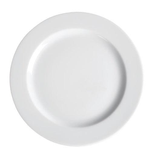 Royal Porcelain Classic White Wide Rim Plates 260mm (12 Pack) Royal Porcelain