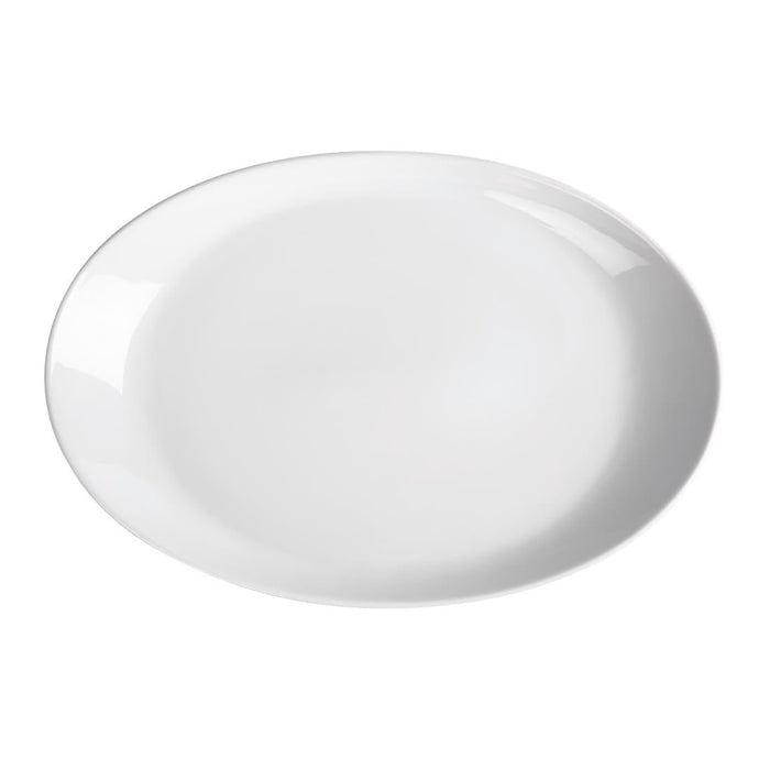 Royal Porcelain Classic White Oval Plates 340mm (12 Pack) Royal Porcelain