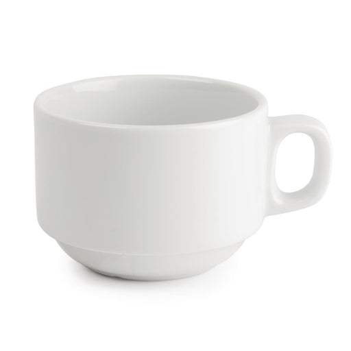 Royal Porcelain Classic White Stacking Cups 200ml (12 Pack) Royal Porcelain