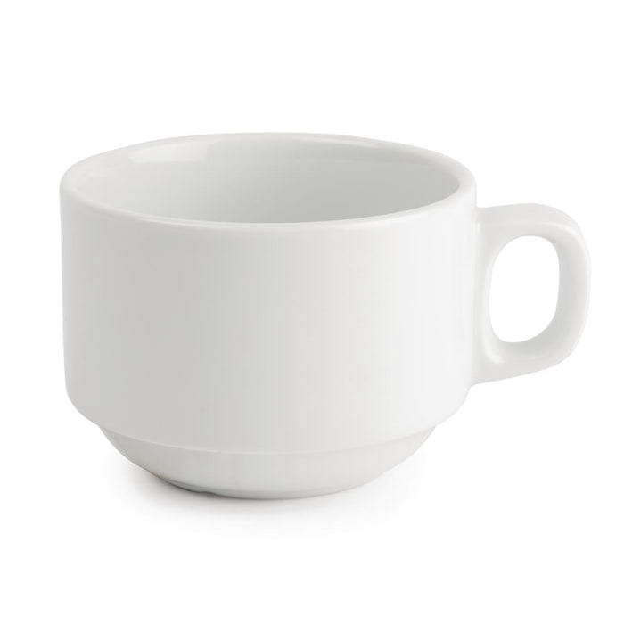 Royal Porcelain Classic White Stacking Cups 200ml (12 Pack) Royal Porcelain