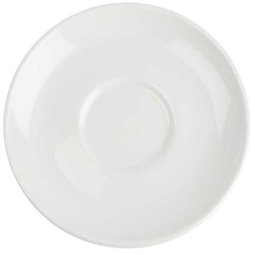 Royal Porcelain Classic White Cappuccino Saucers 160mm (12 Pack) Royal Porcelain