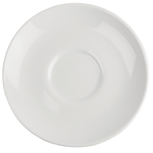 Royal Porcelain Classic White Cappuccino Saucers 150mm (12 Pack) Royal Porcelain
