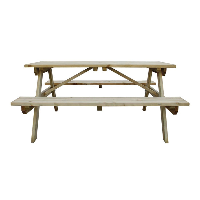 Rowlinson Wooden Picnic Bench 5ft Rowlinson