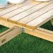 Rowlinson Square Wooden Picnic Table 6.5ft Rowlinson