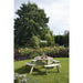 Rowlinson Round Wooden Picnic Table 6.5ft Rowlinson