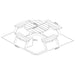 Rowlinson Round Wooden Picnic Table 6.5ft Rowlinson