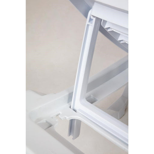 Polypropylene Sun Loungers White (2 Pack) Resinas Oloy