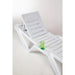Polypropylene Sun Loungers White (2 Pack) Resinas Oloy