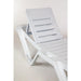 Polypropylene Sun Loungers White (2 Pack) Resinas Oloy