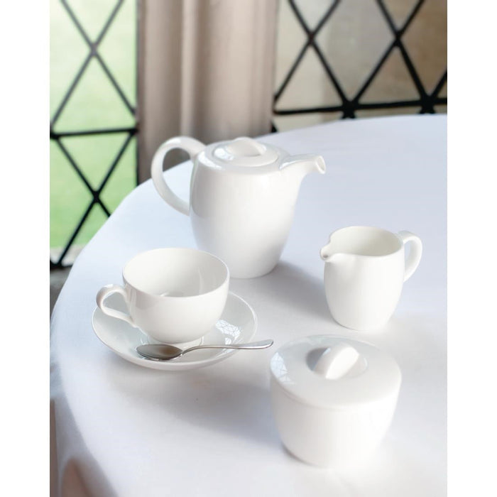 Royal Bone Ascot White Jugs 120ml (6 Pack) Royal Bone China