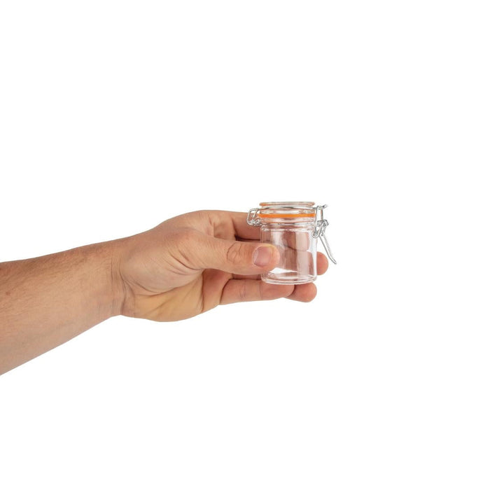 Vogue Mini Glass Terrine Jar 50ml (12 Pack) Vogue