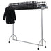 Supplied with 60 anti-theft hangers. Garment capacity: 60