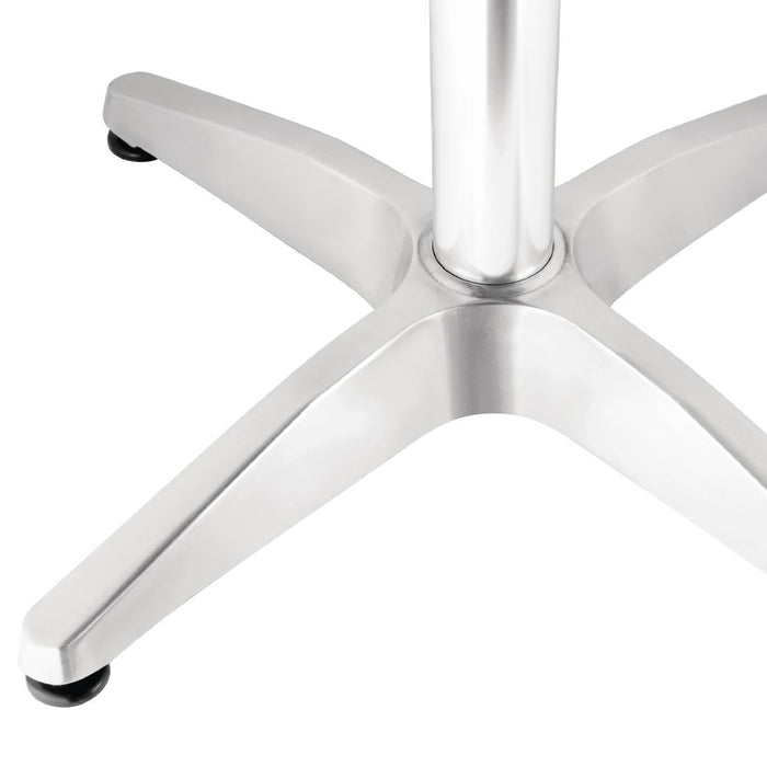 Bolero Square Stainless Steel Bistro Table 700mm Bolero