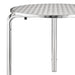 Bolero Round Stainless Steel Bistro Table 700mm Bolero