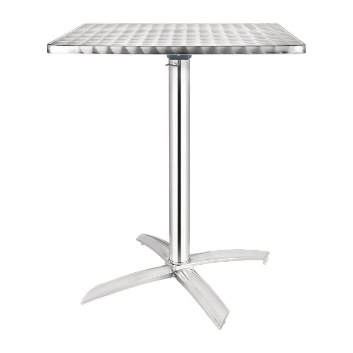 Aluminium Frame. Stainless Steel Top. Dimensions: 720(H) x 600(W) x 600(D)mm