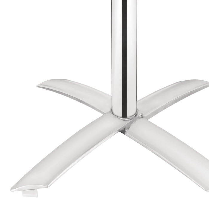 Bolero Square Flip Top Table Stainless Steel 600mm Bolero